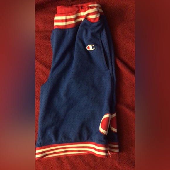 Red and Blue Champion Shorts - Picture 2 of 2